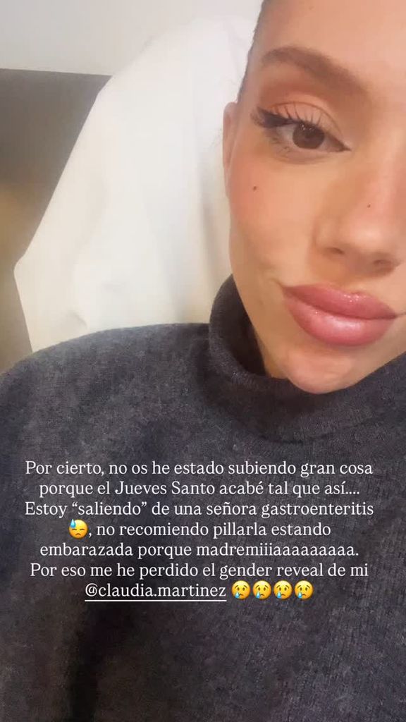 Alejandra Rubio comparte el percance de salud que ha tenido durante la Semana Santa