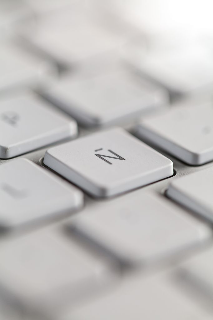 letra ñ en un teclado de ordenador