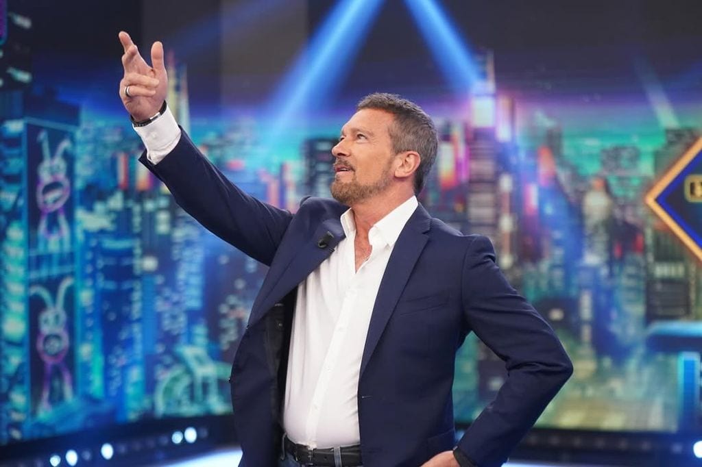 Antonio Banderas en el Hormiguero para promocionar sus nuevos proyectos 