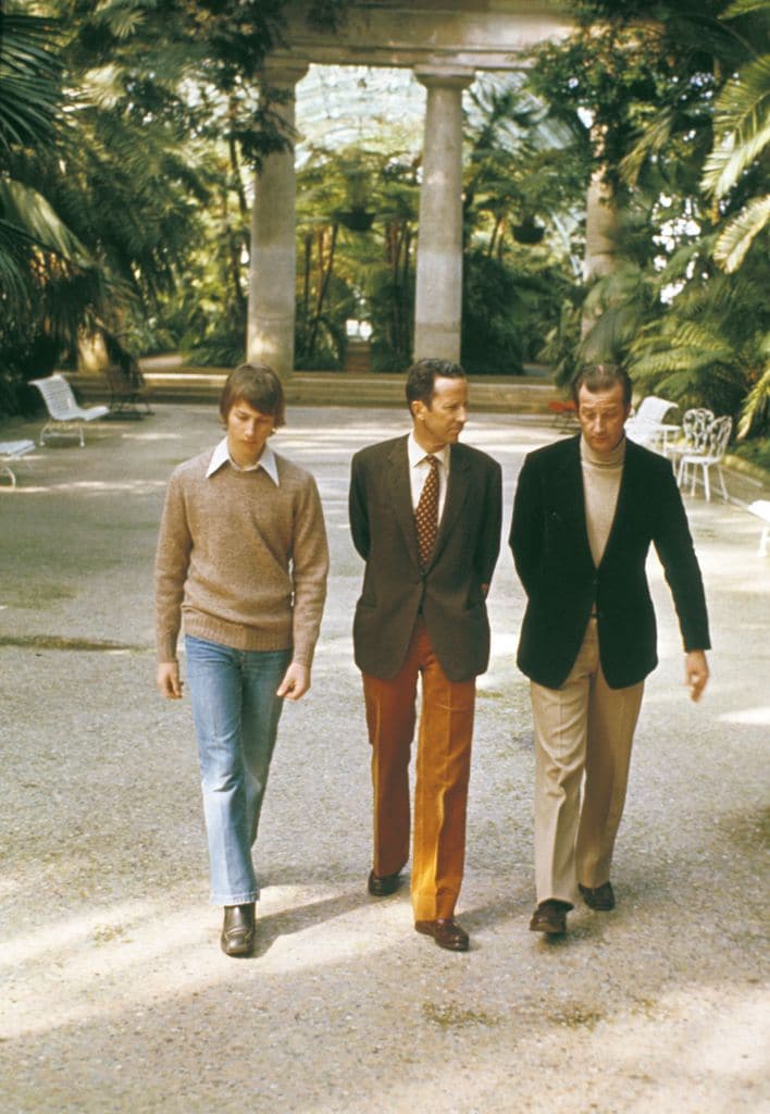 Bruselas 1989: el rey Balduino en el centro, a su derecha, su sobrino, el príncipe Felipe; a su izquierda, su hermano, el príncipe Alberto