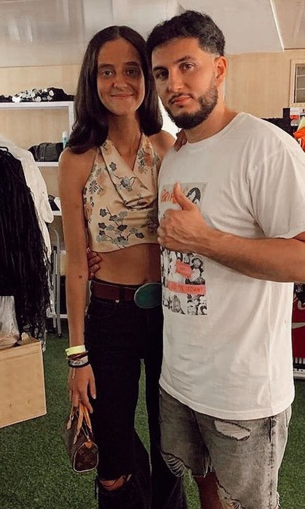 Victoria de Marichalar y Omar Montes