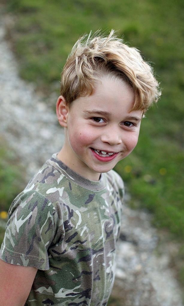 prince george is all grown up and flashing a huge smile in 7th birthday photos