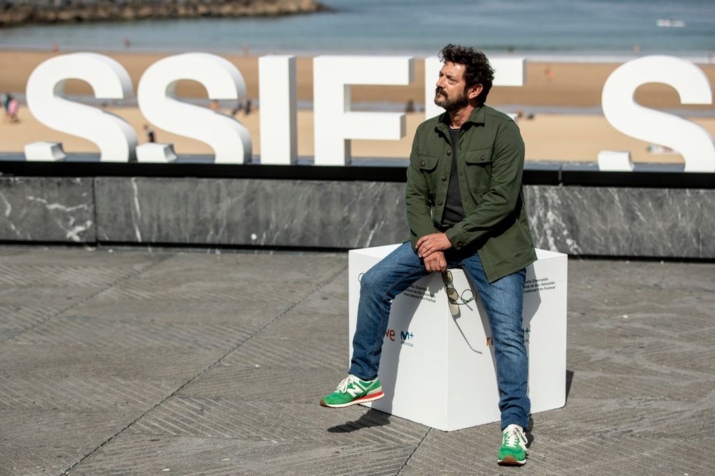 Manolo Solo en el estreno del filme "Fortuna" en la 69º edición del Festival de Cine de San Sebastian 2021