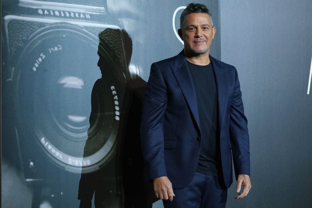 Alejandro Sanz durante la presentación de su álbum 'Sanz' en Madrid en diciembre de 2021.