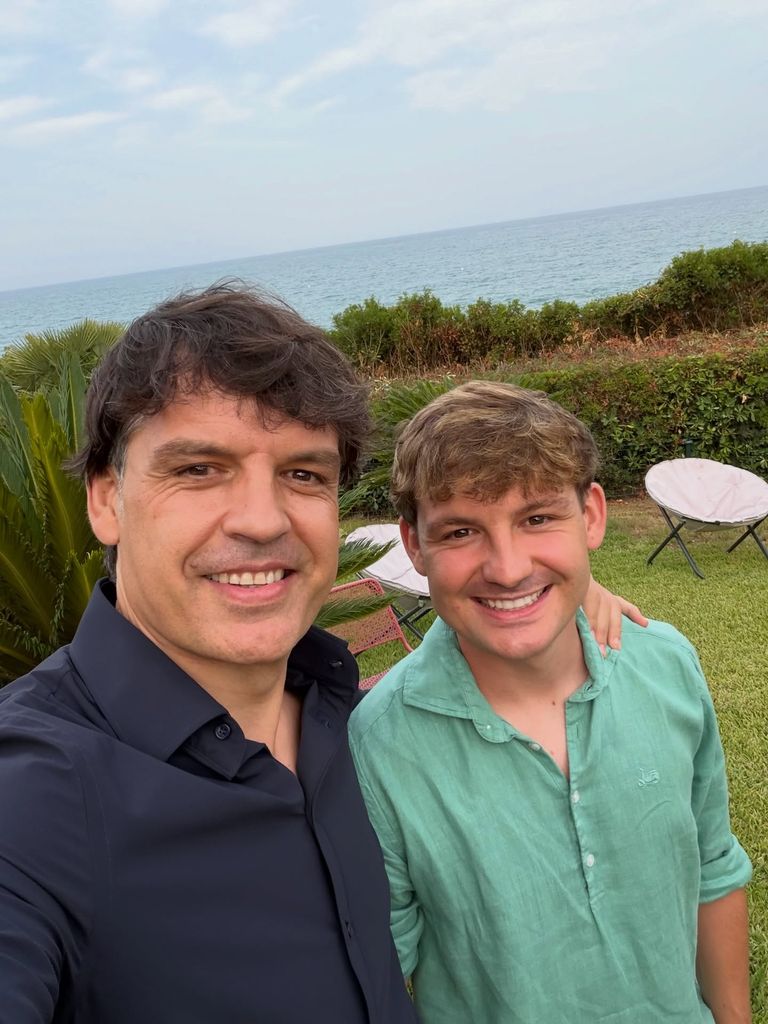 Fernando Morientes y su hijo mantienen una magnífica relación