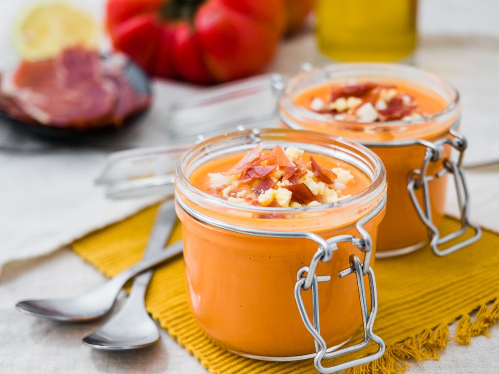 Tarros herméticos para conservar el salmorejo