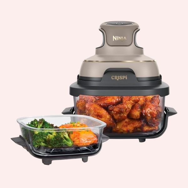 Ninja CRISPi Portátil (3,8 L): Compacta y con tuppers de vidrio