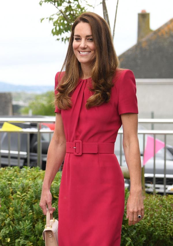 kate middleton vestido rojo