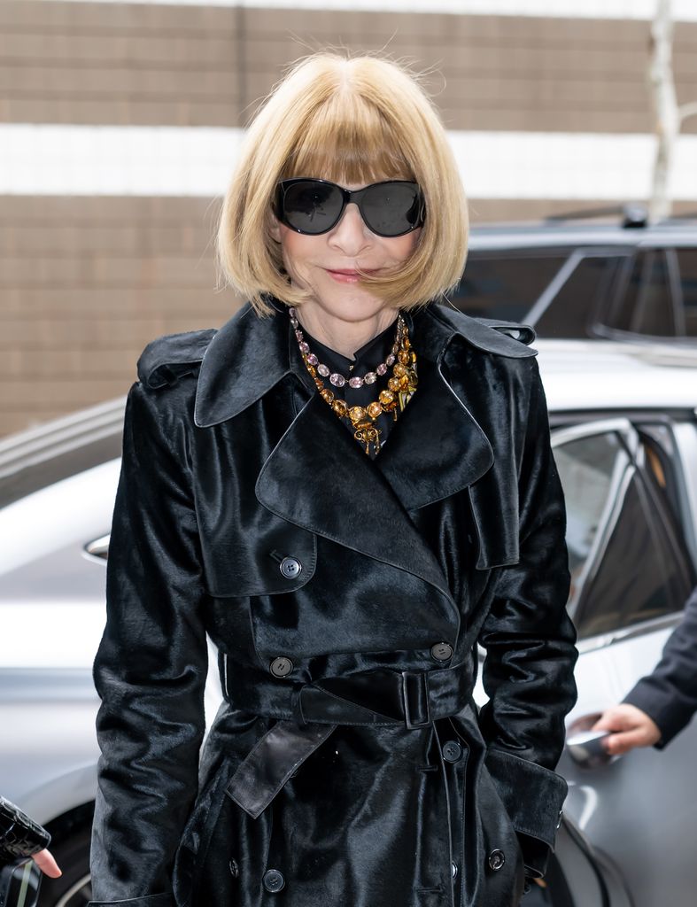 Anna Wintour en el desfile de Michael Kors Otoño-invierno 2025