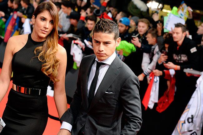 daniela ospina y james rodriguez