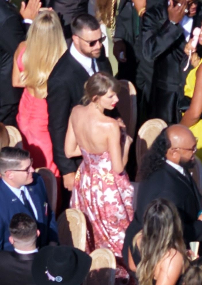 Se trata de la primera aparición pública de Travis y Taylor desde su boda.