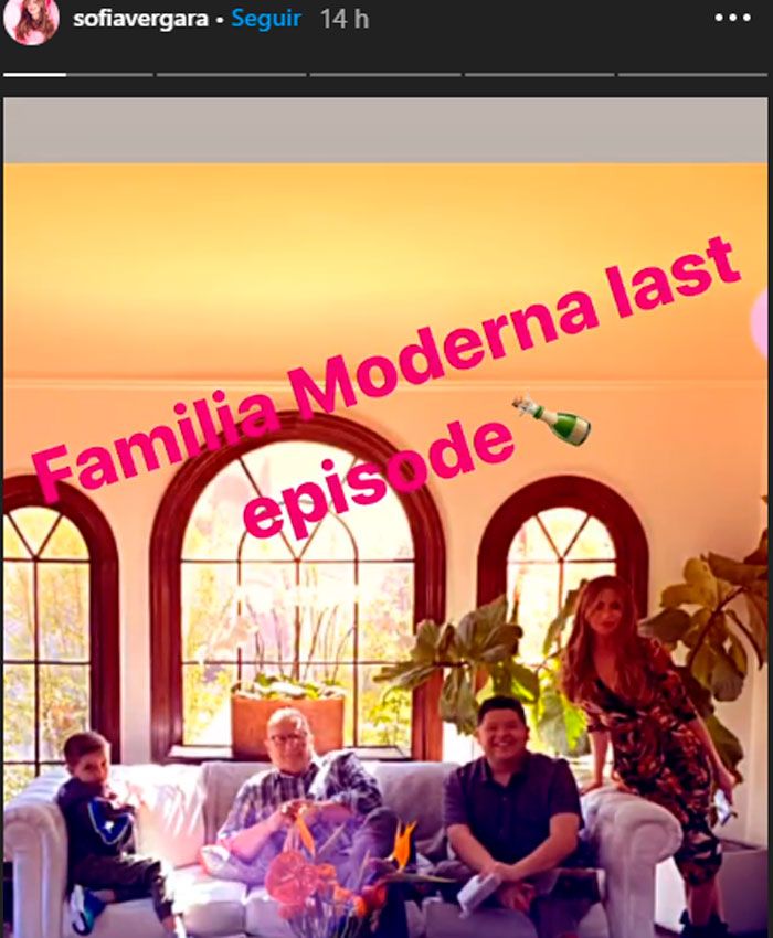 Publicación de Sofía Vergara del último episodio de la serie