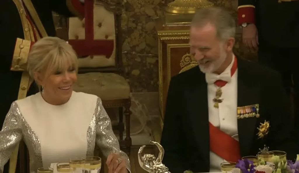 La complicidad entre Don Felipe y la Primera Dama de Francia