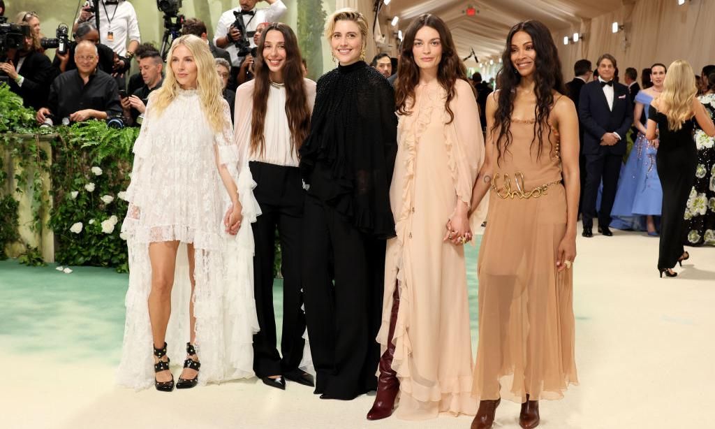 sienna miller chemena kamali greta gerwig emma mackey and zoe saldana
