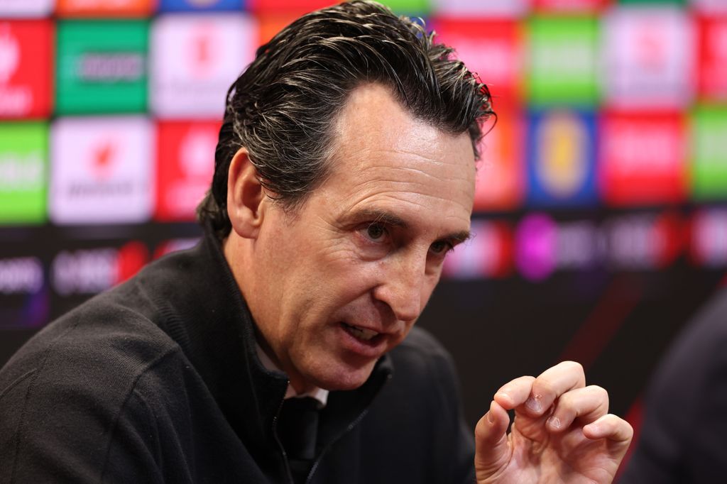 Unai Emery, entrenador del Aston Villa