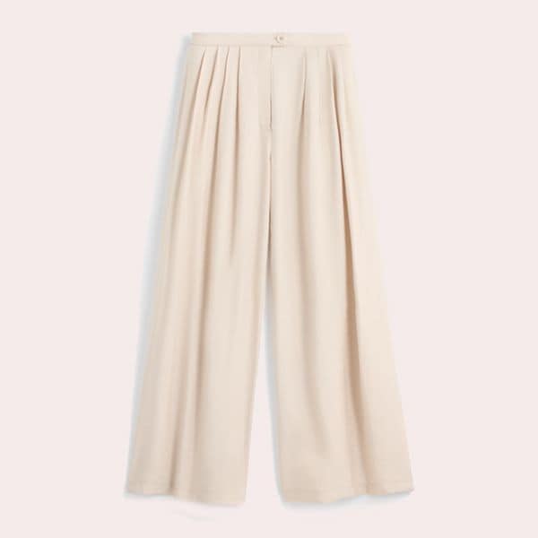 Pantalón satinado wide leg