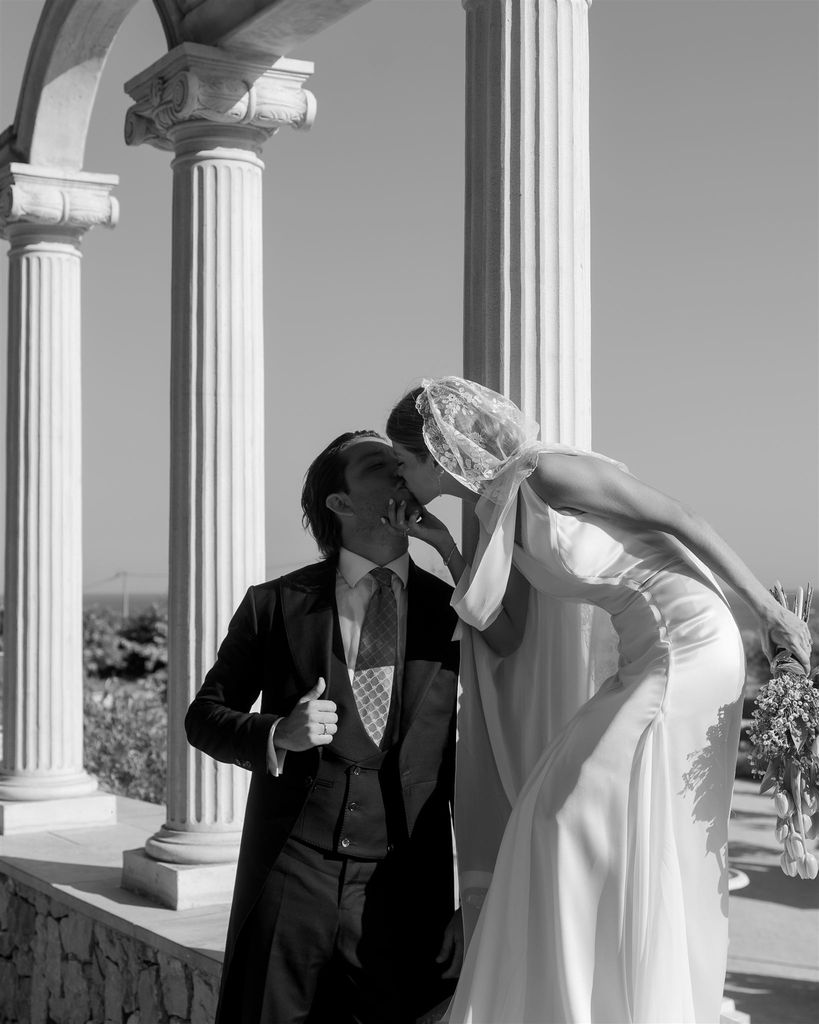 Vestido de novia de Carla, de Claudia Llagostera