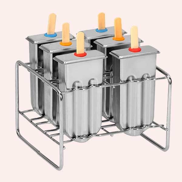 molde de helados de acero inox a
