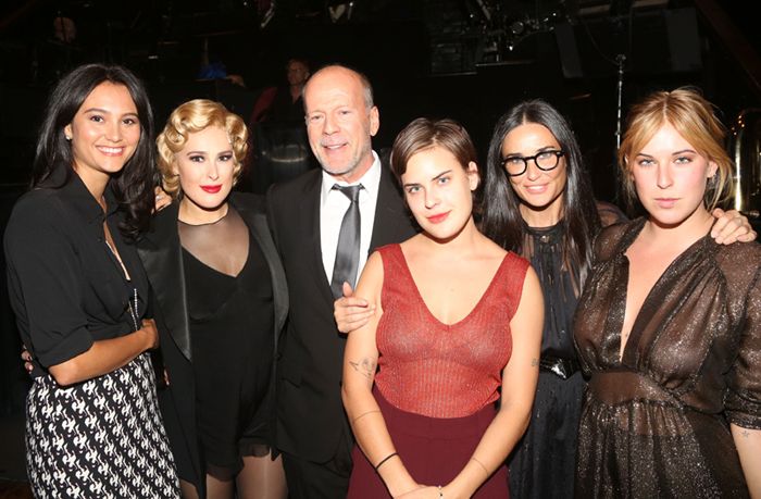 Bruce Willis con su familia