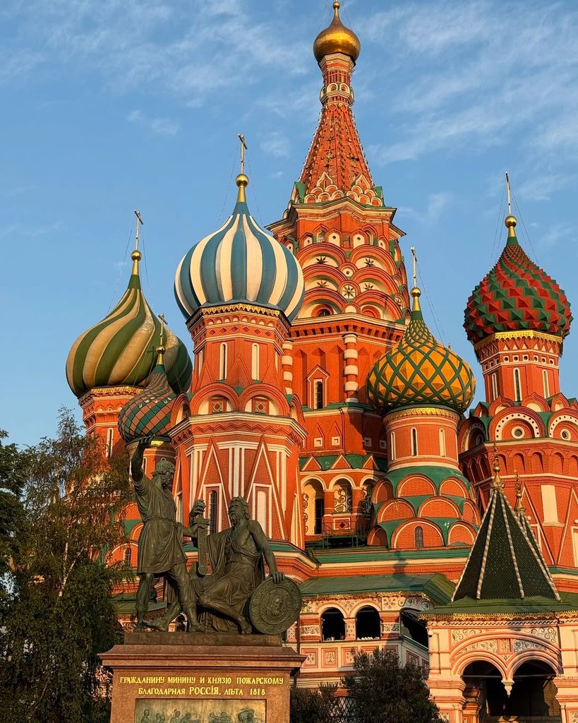 Irina Baeva captó una bella imagen de la Catedral de San Basilio