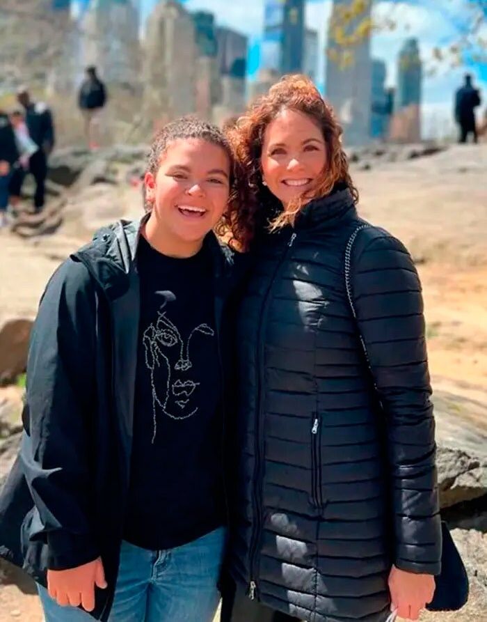 Lucero y su hija