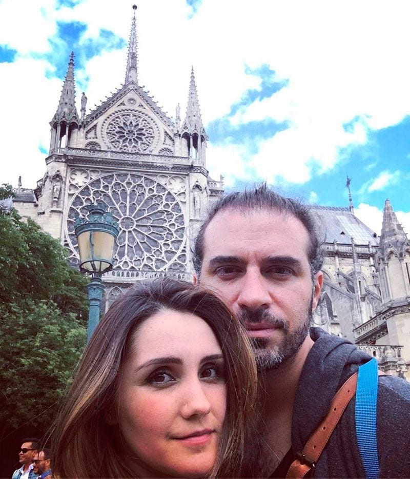 Dulce María y su novio