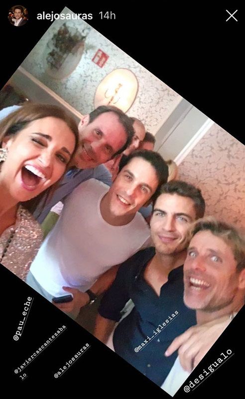 Paula Echevarría se divierte en la fiesta de cumpleaños de una de 'Las Pencas