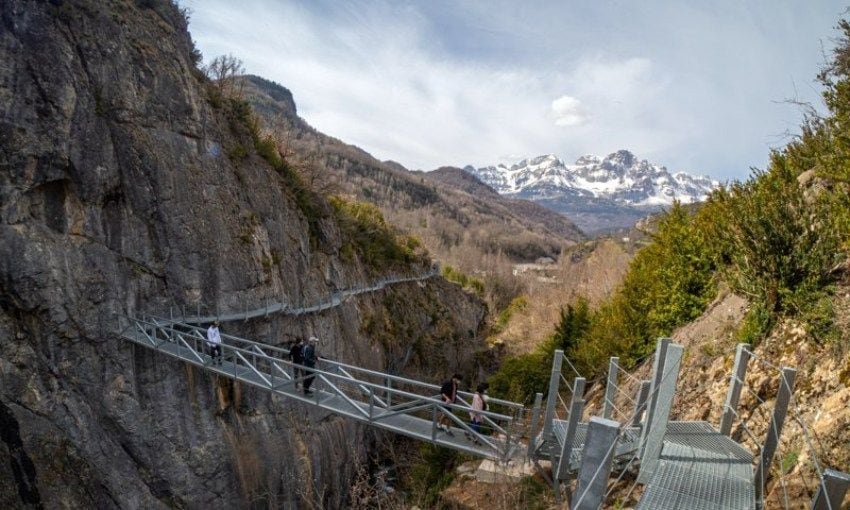 Pasarelas de Panticosa, valle de Tena, Huesca
