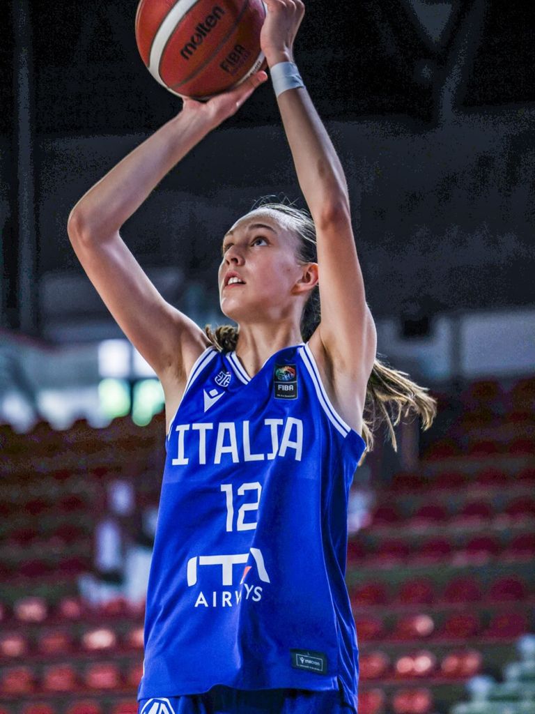 Anna Mellano, en la imagen que compartía de ella la Federación Italiana de Baloncesto