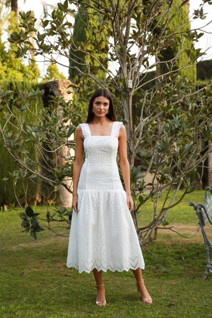 Vestidos de novia para bodas civiles de verano Cayro