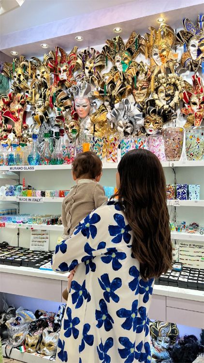 Nadia con su niño