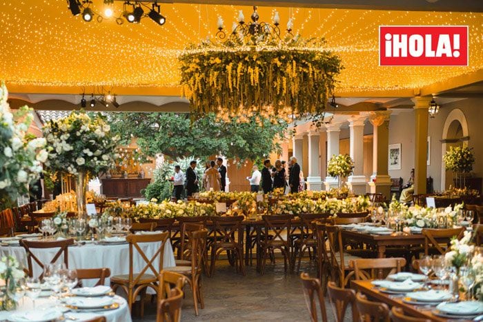 El salón donde tuvo lugar la celebracion de la boda 