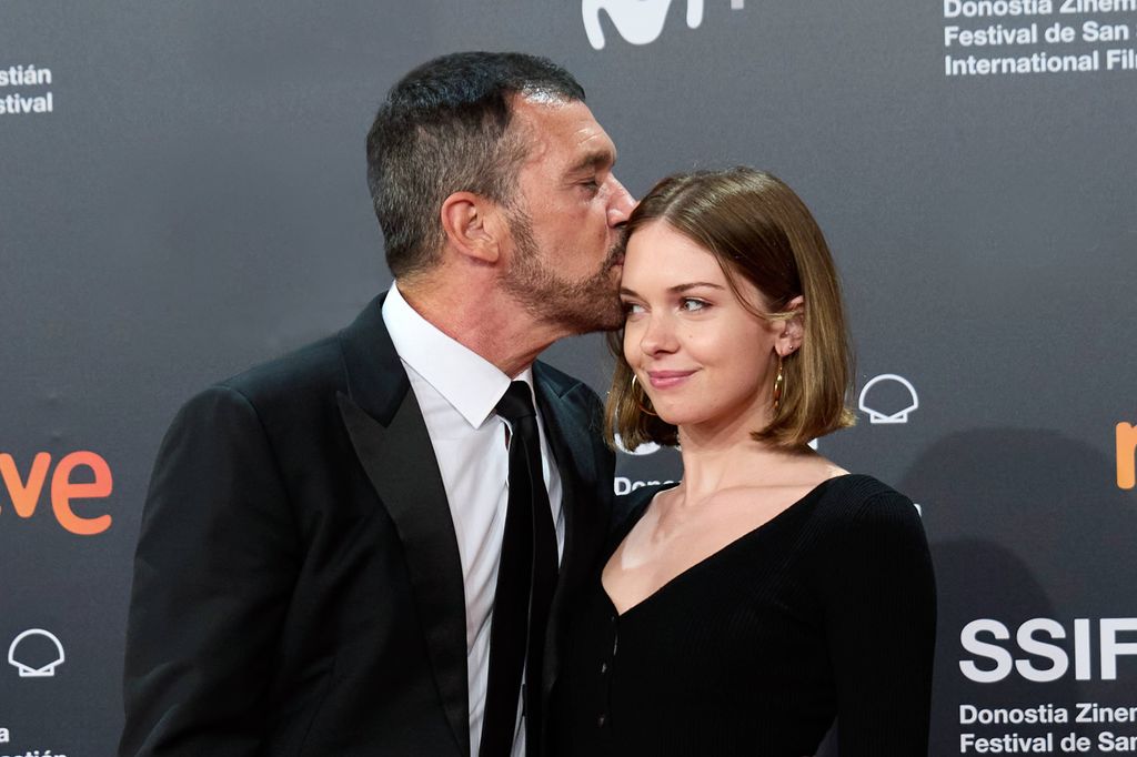 Antonio Banderas con su hija Stella del Carmen, quien este año celebrará su boda.