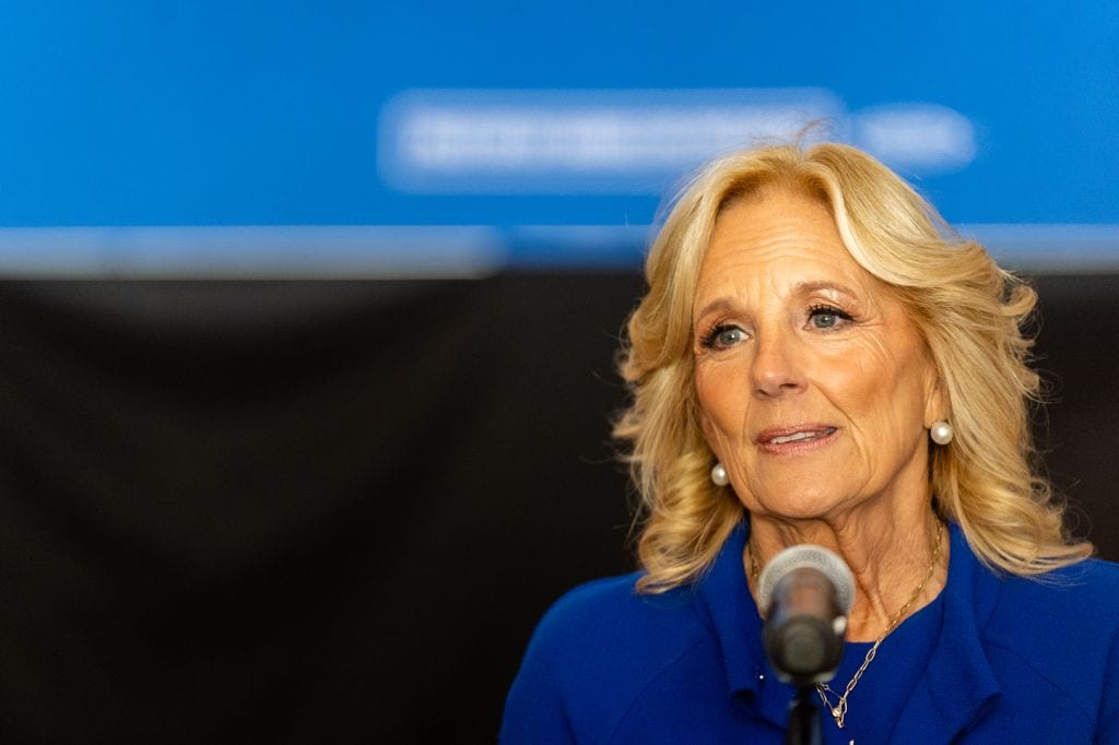 Jill Biden cuando era la primera dama de los Estados Unidos