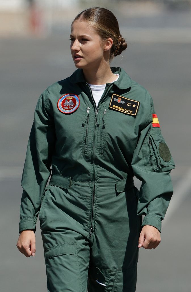 La princesa Leonor ingresa en San Javier
