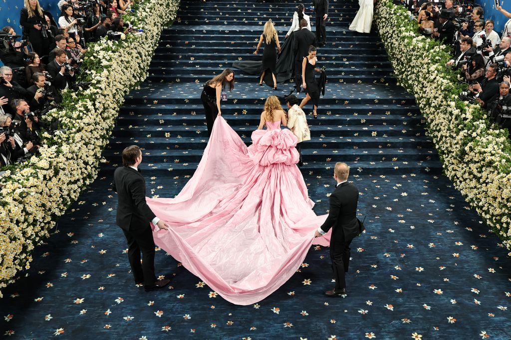 Shakira attends the 2025 Met Gala Celebrating "Superfine: Tailoring Black Style" at Metropolitan Museum of Art on May 05, 2025 in New York City