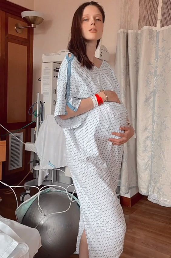 Coco Rocha en el hospital