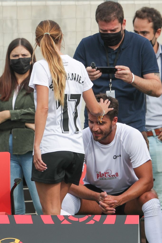 Maxi y Stephanie en el evento 'El encuentro de las estrellas', en 2021