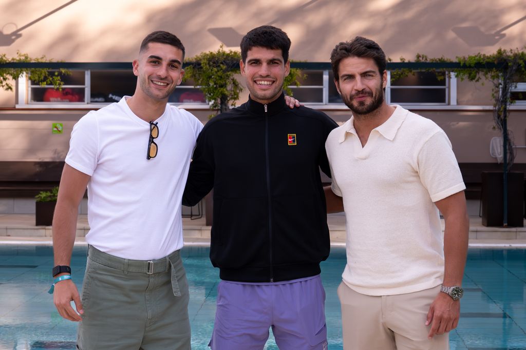 Ferran Torres, Carlos Alcaraz y Maxi Iglesias