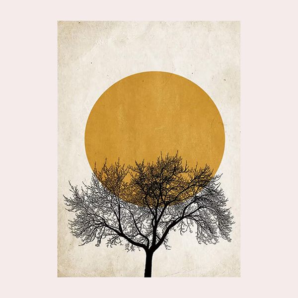 Kubistika - Póster winter sunrise 50x70cm Maisons du Monde