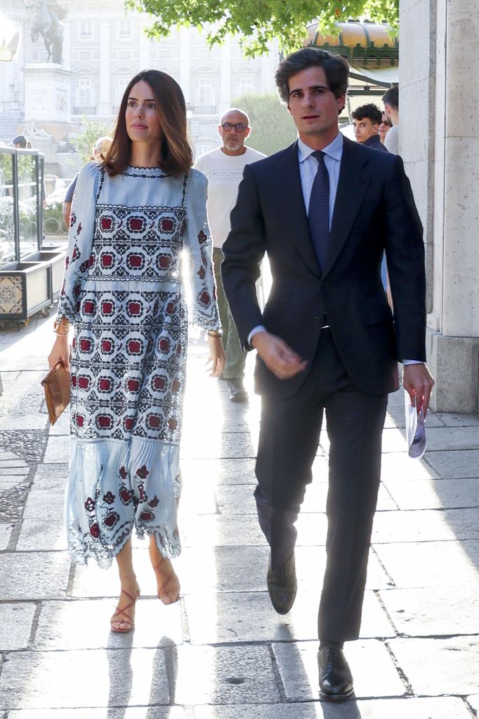 Fernando Fitz-James Stuart y Sofia Palazuelo llegando al Teatro Real el 23 de septiembre de 2026