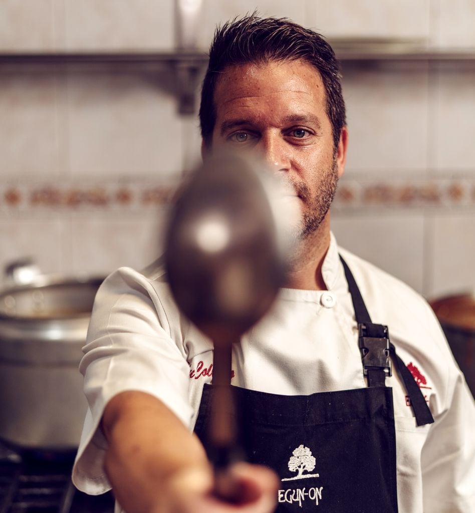 Edu Collado, chef del restaurante madrielño Egun-On