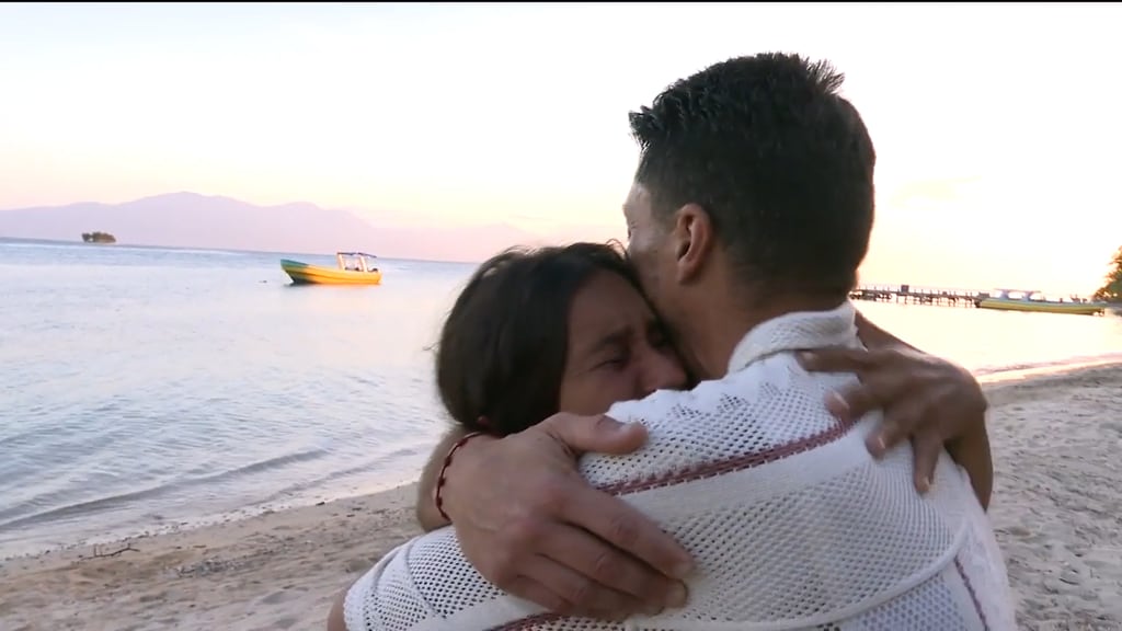 Laura Cuevas y su marido en Honduras