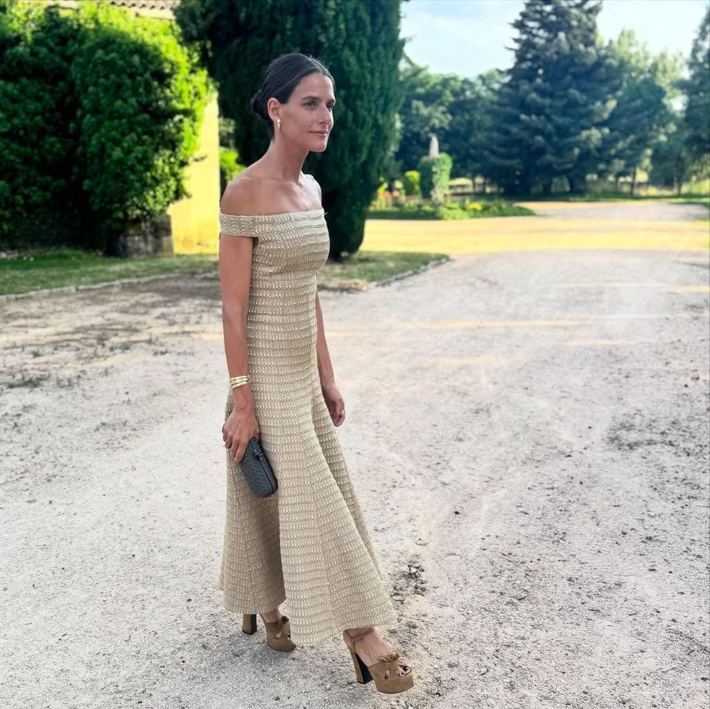 Inés Martín Alcalde en la boda de Angie Rigueiro