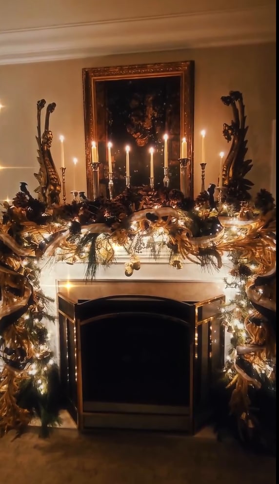 Así luce la fabulosa chimenea en el hogar de Martha Debayle