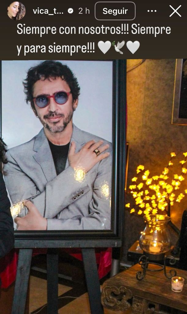 Vica Andreade recordó a Memo del Bosque