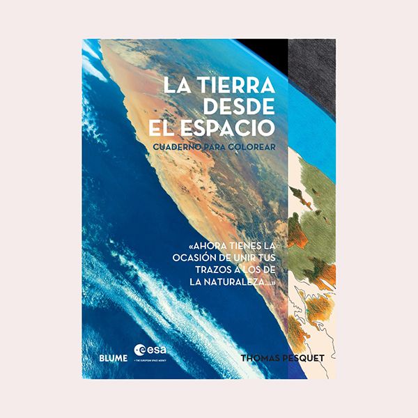 'La tierra desde el espacio. Cuaderno para colorear', de Thomas Pesquet