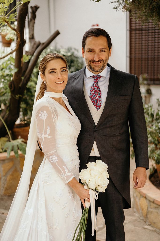 Boda en Jaén vestido bordado