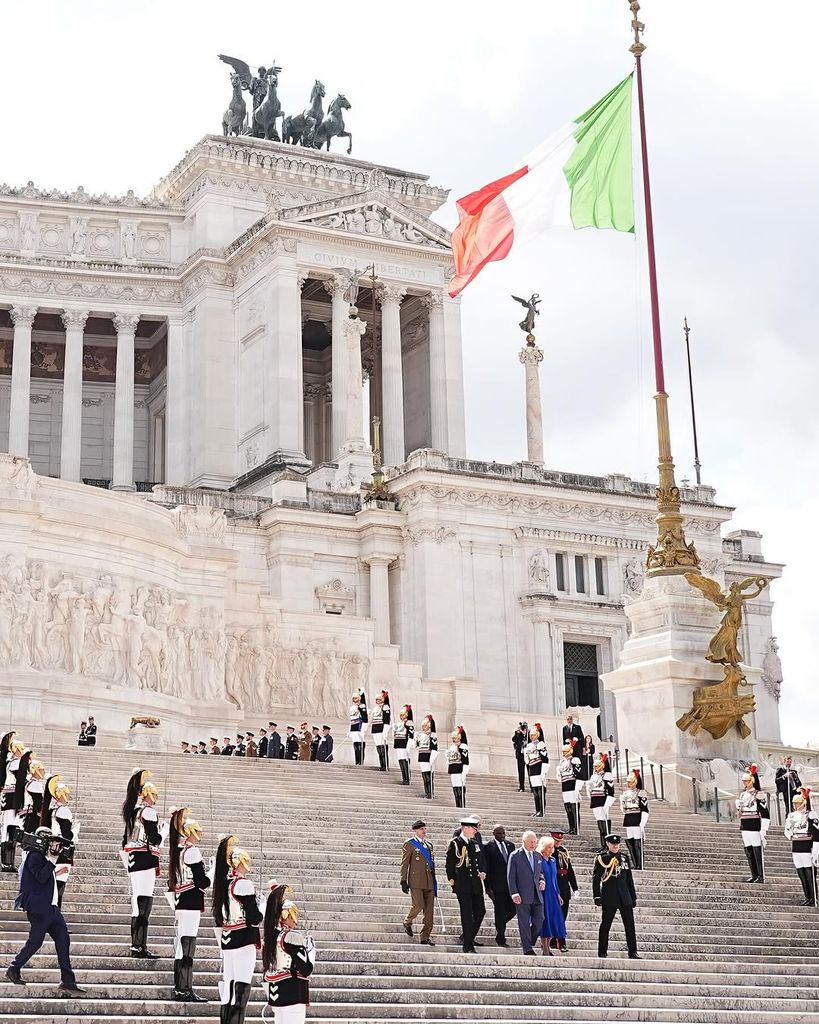 Los reyes de Reino Unido viajaron a Italia pro primera vez desde su coronación 