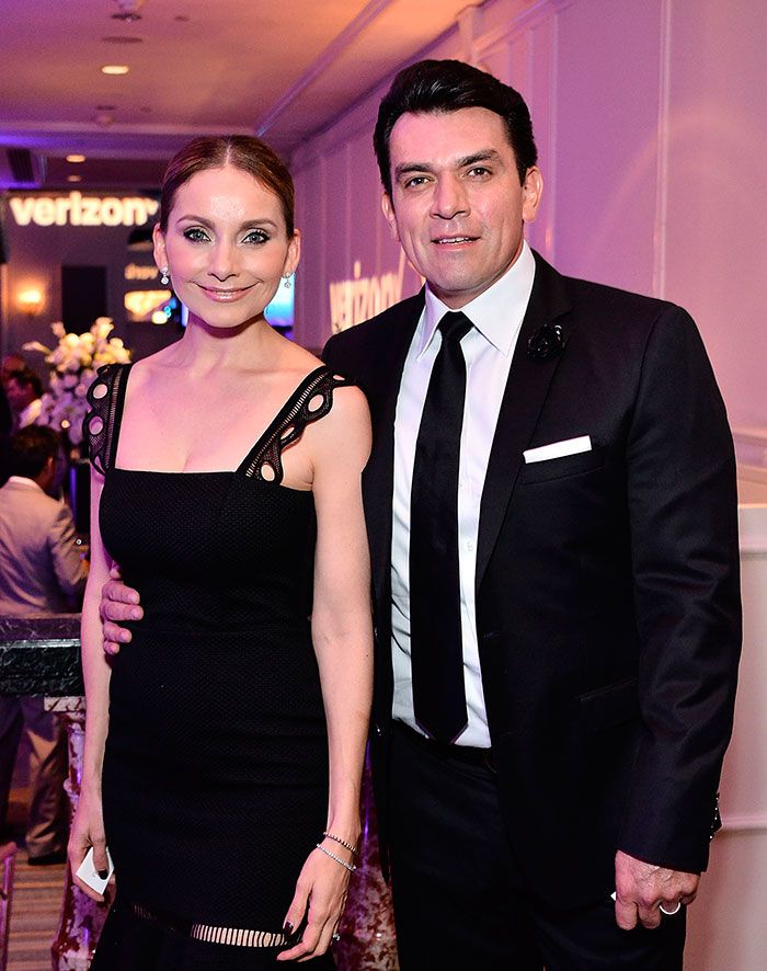 Jorge Salinas y su esposa